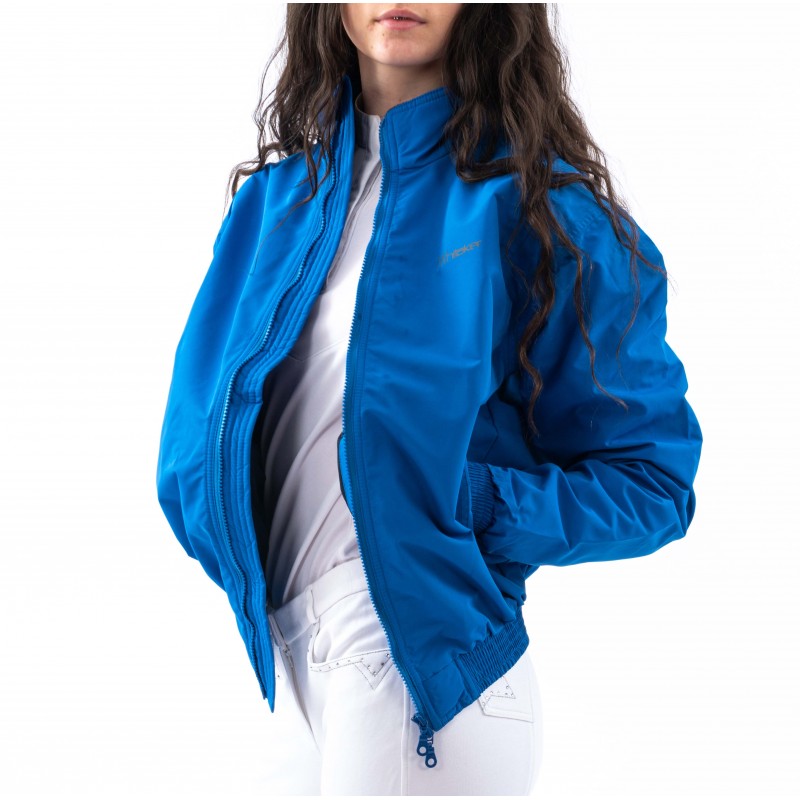 OW154W Rastrick Reflective Padded Unisex Smug Jacket in Royal Blue